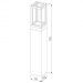 Ландшафтный светодиодный светильник Frame LED IP54 Elektrostandard 1529 TECHNO LED серый