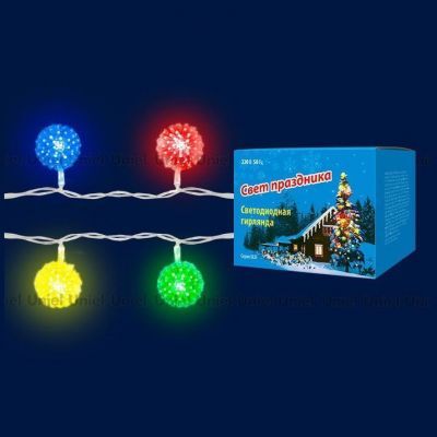 Гирлянда для помещений Uniel ULD-S0280-020/DTA RGB IP20 BALLS