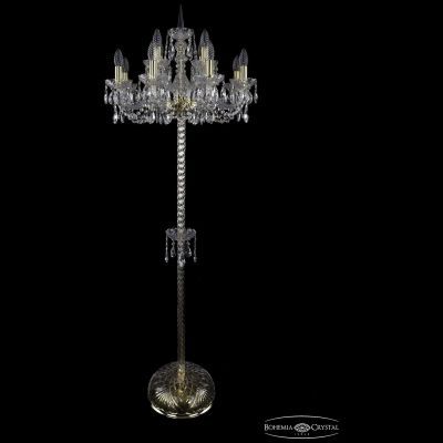 Торшер Bohemia Ivele Crystal 1402T2/8+4/195-165/G