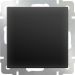 Выключатель 1-клавишный проходной Werkel W1112008 черный матовый (WL08-SW-1G-2W)