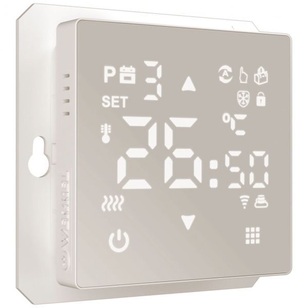 Умный сенсорный терморегулятор  для теплого пола (дымчатый) W1151217 Werkel