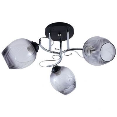 Люстра ЭкономСвет 12168/3MBK+CR SM
