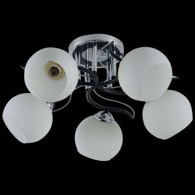 Люстра Linvel LV 9190/5 Клара Черный/серебро E27 60W