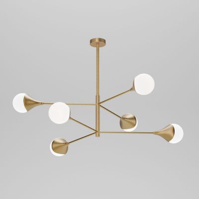 Умный потолочный светильник Eurosvet 60168/6 латунь Smart