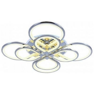 Потолочный светодиодный светильник 8000/4+4 CHR 240W+11W RGB хром Profit Light