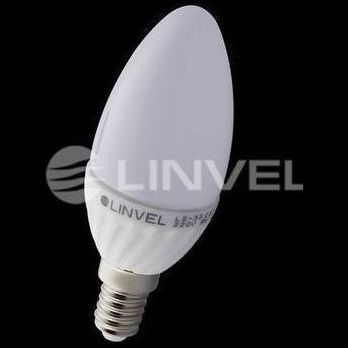 Лампа светодиодная Linvel LS-33 7W E27 3000K 600Lm свеча