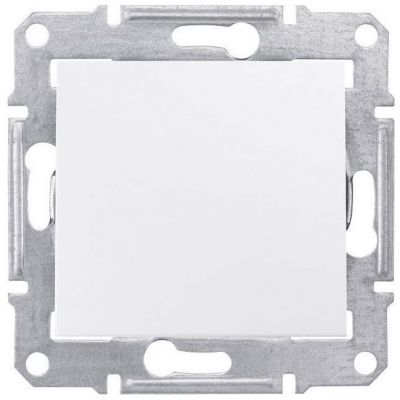 Переключатель перекрестный 1-клавишный Schneider Electric Sedna Белый 10А (сх.7)