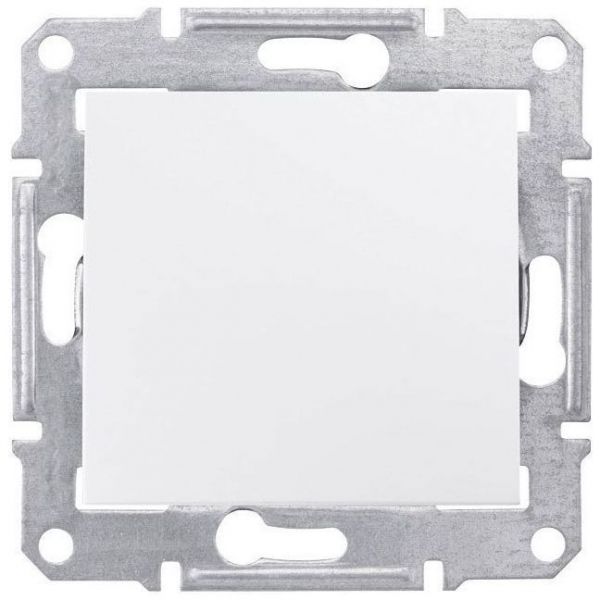 Переключатель перекрестный 1-клавишный Schneider Electric Sedna Белый 10А (сх.7)