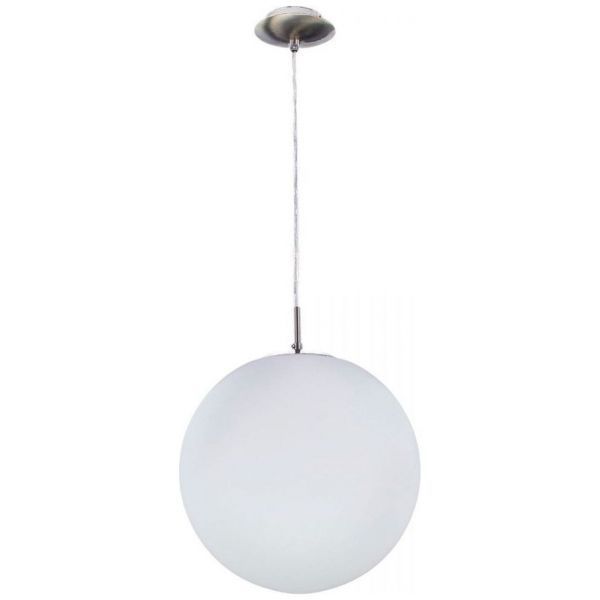 Подвес CITILUX CL941301 Шар 30см Белый + Хром Матовый Подвес