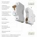 Автоматический выключатель 1P 25 A C 4,5 kА Werkel W901P254