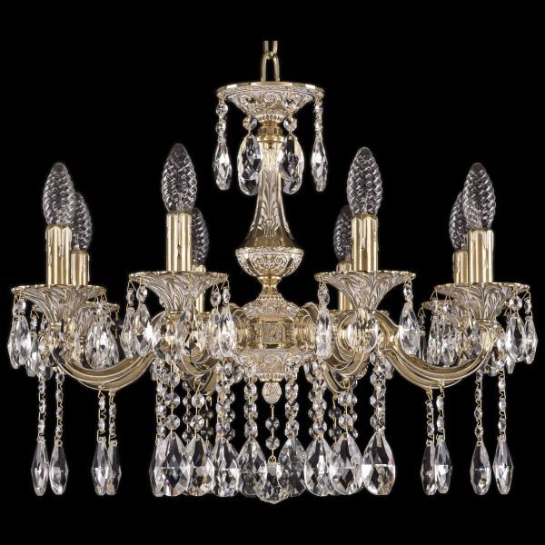 Люстра бронзовая 72101/8/175 A GW Bohemia Ivele Crystal