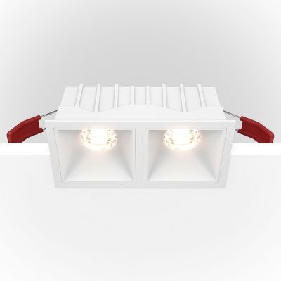 Встраиваемый светильник Maytoni DL043-02-10W3K-D-SQ-W