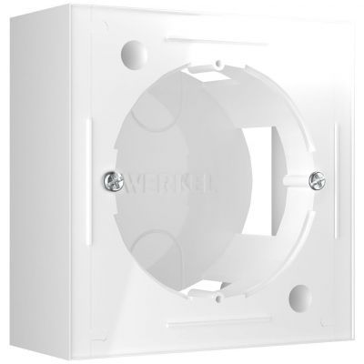 Коробка для накладного монтажа (белый) Werkel W8000001