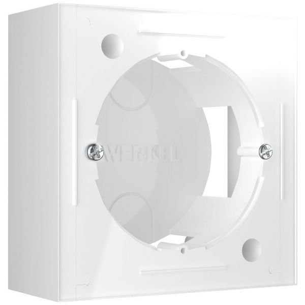 Коробка для накладного монтажа (белый) Werkel W8000001