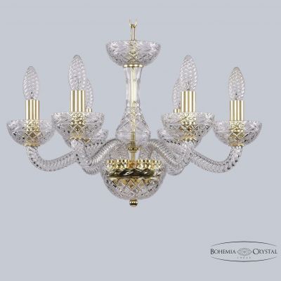 Хрустальная люстра 1311/6/165 G Cl/Clear/M-1F Bohemia Ivele Crystal