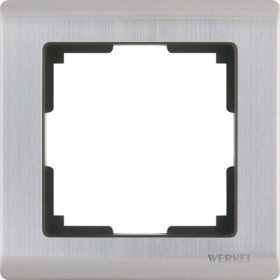 Рамка 1-местная Werkel W0011602 глянцевый никель (WL02-Frame-01)