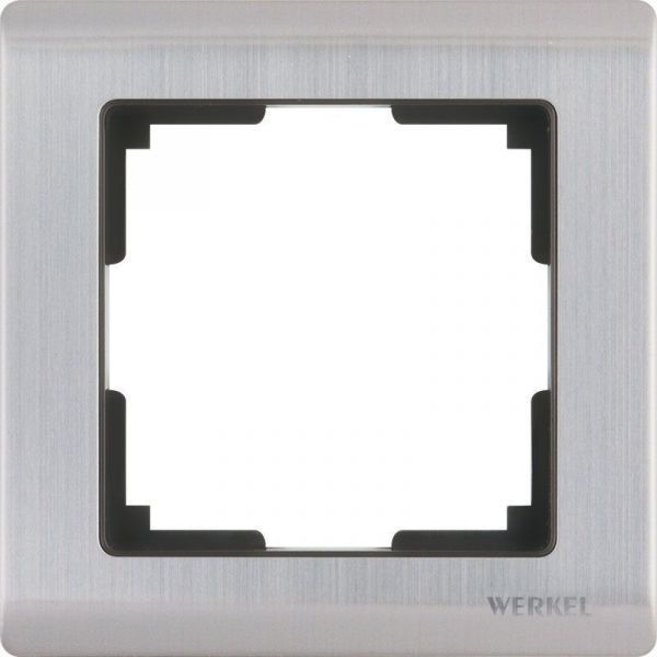 Рамка 1-местная Werkel W0011602 глянцевый никель (WL02-Frame-01)
