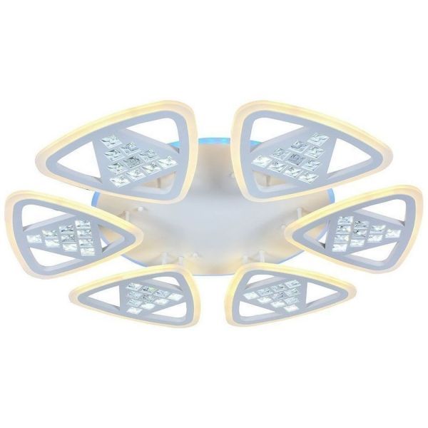 Светодиодная люстра 18028/6 A WHT 252W+15W RGB Profit Light
