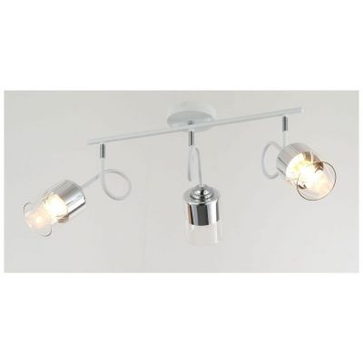 Светильник потолочный Linvel LV 9374/3 Титос Белый/хром Е27 40W 800х120х350мм