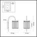 Бра Odeon Light Vassa 4987/1W