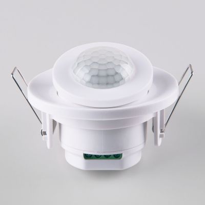 Инфракрасный датчик движения Elektrostandard SNS-M-12 8m 2,2-4m 800W IP20 360 Белый