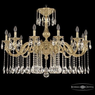 Люстра бронзовая 71101/12/360 A G Bohemia Ivele Crystal