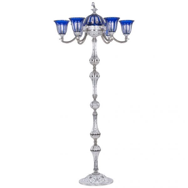 Торшер бронзовый 72009TP/6/175 NW P2 U Clear-Blue/H-1H FL3S Bohemia Ivele Crystal