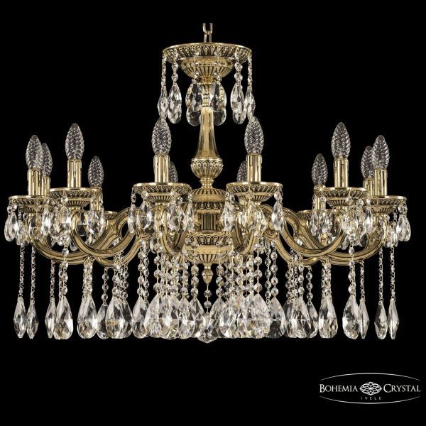 Люстра бронзовая 75101/12/250 A GB Bohemia Ivele Crystal