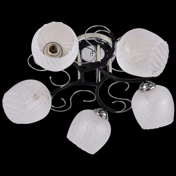 Люстра Linvel LV 9191/5 Фифи Черный/серебро E27 60W