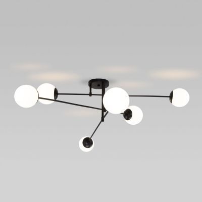 Умный потолочный светильник Eurosvet 30181/6 черный Smart