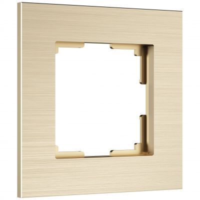 Рамка из металла на 1 пост АluMax шампань алюминий W0013511 Werkel