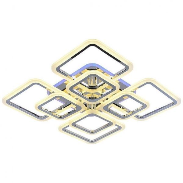 Светодиодная люстра Profit Light 8075/4+4 CHR RGB