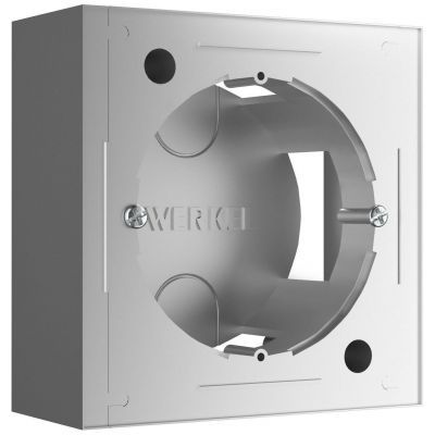 Коробка для накладного монтажа (серебряный) Werkel W8000006