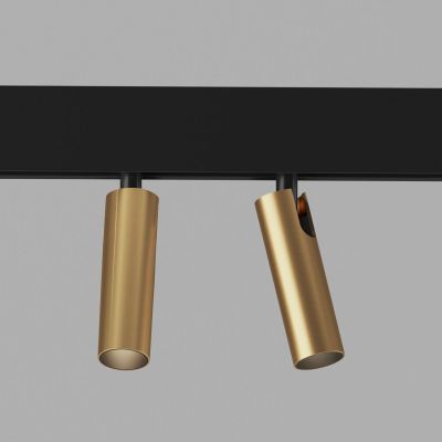 Slim Magnetic Трековый светильник 14W 4200K Dual (латунь) 85046/01 Elektrostandard