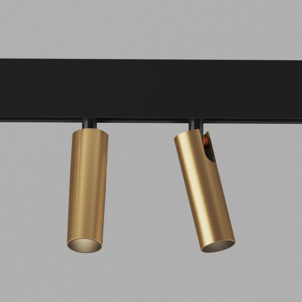 Slim Magnetic Трековый светильник 14W 4200K Dual (латунь) 85046/01 Elektrostandard