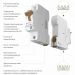 Автоматический выключатель 1P 50 A C 4,5 кА Werkel W901P504