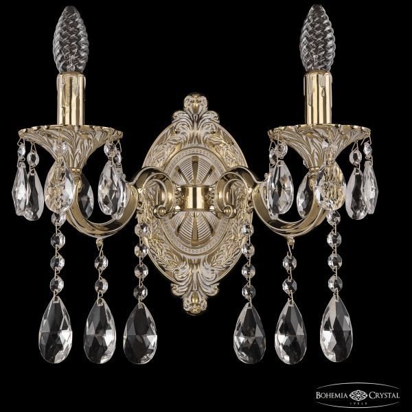 Бра бронзовые 7201B10/2/175 A GW Bohemia Ivele Crystal