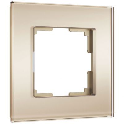 Рамка на 1 пост Senso (шампань, стекло soft-touch) W0013111 Werkel