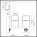Уличный настенный светильник Odeon Light 4389/1W