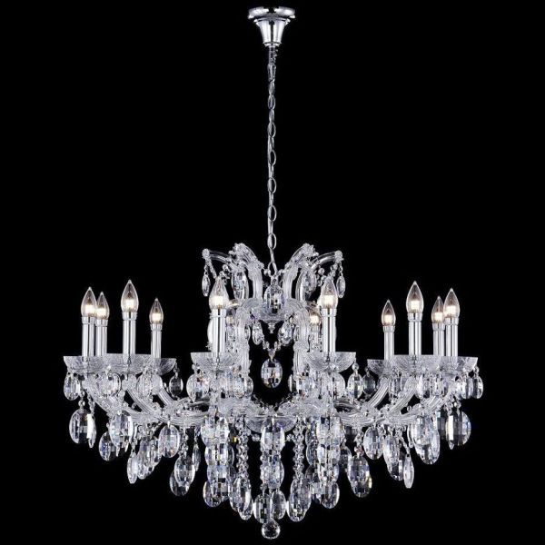 Подвесная люстра Crystal Lux HOLLYWOOD SP12 GOLD