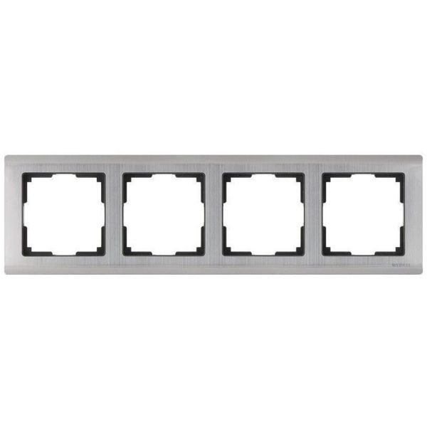 Рамка 4-местная Werkel W0041602 глянцевый никель (WL02-Frame-04)