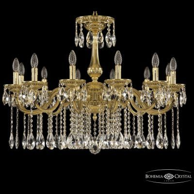 Люстра бронзовая 75101/12/300 A G Bohemia Ivele Crystal