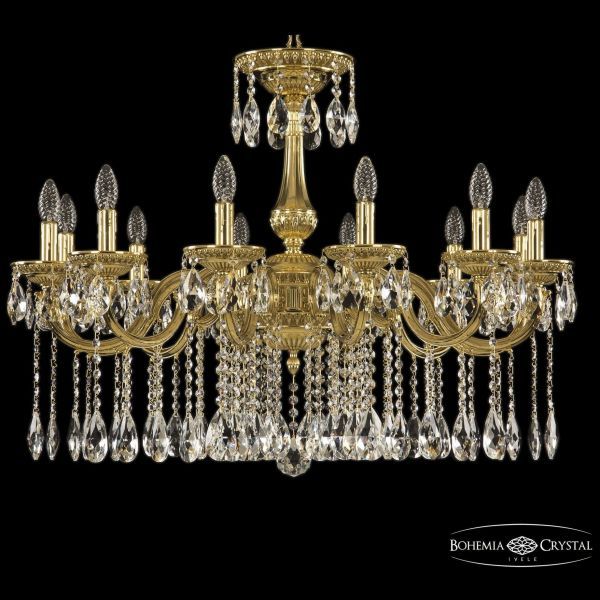 Люстра бронзовая 75101/12/300 A G Bohemia Ivele Crystal