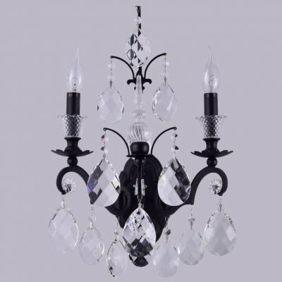 Бра Crystal Lux Magnifico AP2 Black/Transparent Magnifico
