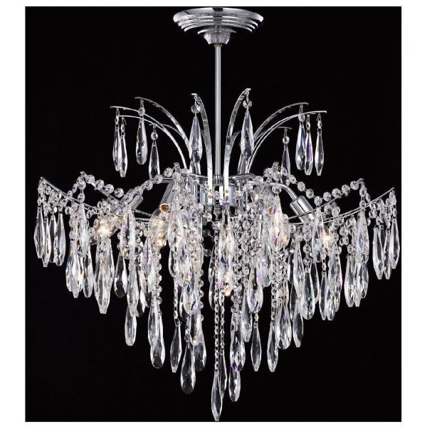 Люстра хрустальная ЭкономСвет 15538/9CR+CL