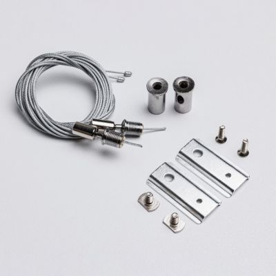 Тросовый подвес для накладного магнитного трекового шинопровода MKA-2S-SW-B Черный