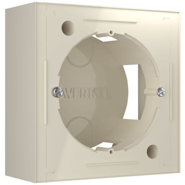 Коробка для накладного монтажа (слоновая кость) Werkel W8000003