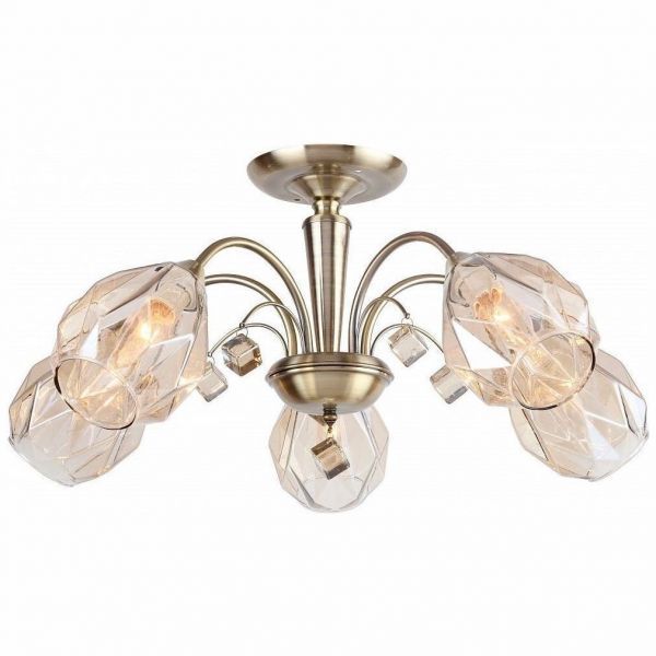 Люстра Linvel LV 9318/5 Теннеси Античная бронза E14