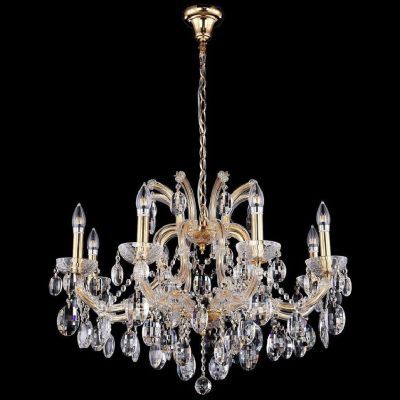 Подвесная люстра Crystal Lux HOLLYWOOD SP8 GOLD