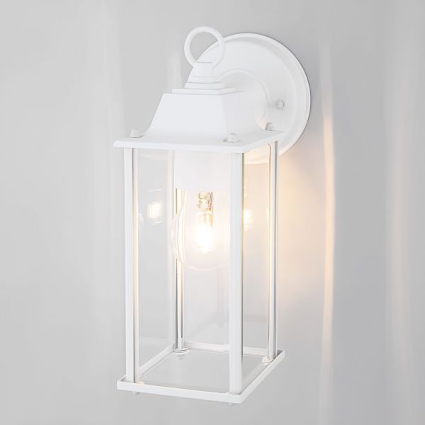 Настенный уличный светильник Elektrostandard BRICK белый (GL 1008D)